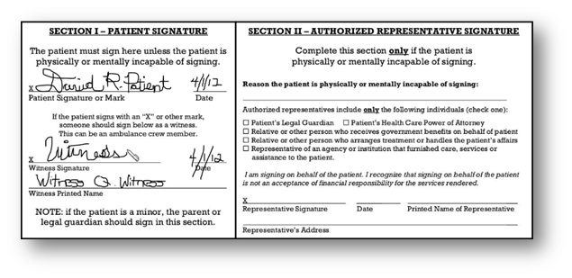 Sample PDF Signature form